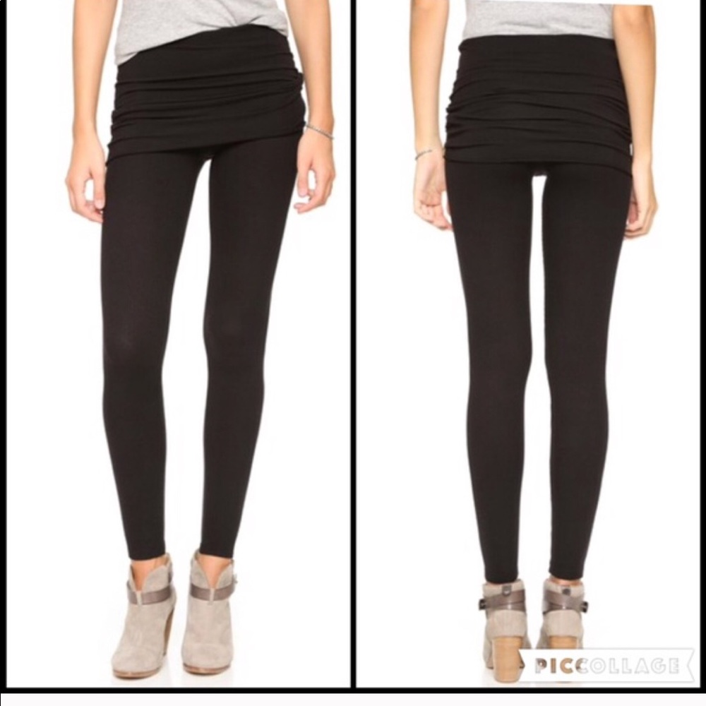 Splendid Fold Over “Thermal” Leggings
